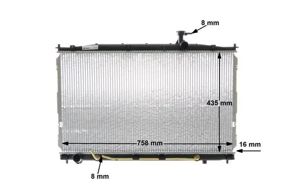 CR1324000S Mahle Original Радіатор охолодження двигуна