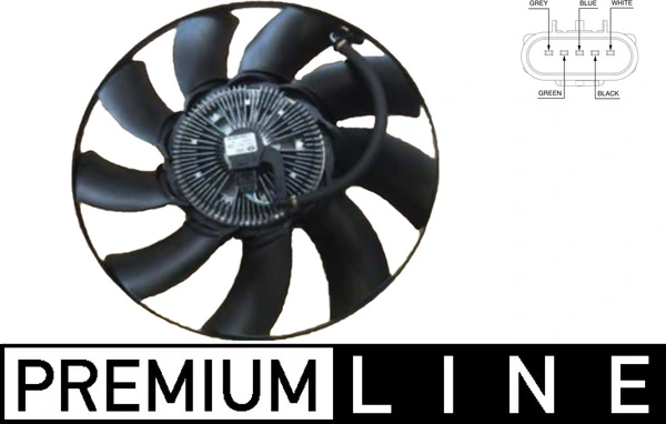 Купити CFF475000P Mahle Original Електровентилятор охолодження в зборі (двигун + крильчатка)