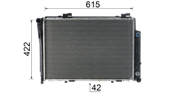 Радіатор основний Mahle Original CR248000S ціна, від 126.69 USD