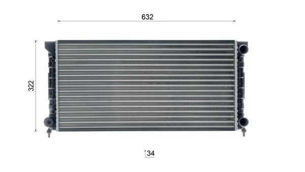 Радіатор CR345000S Mahle Original