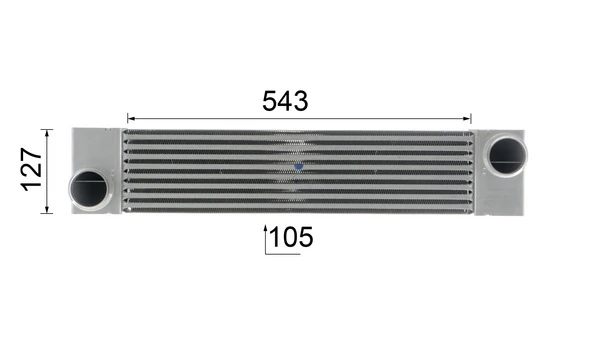 CI193000P Mahle Original Охолоджувач наддувочного повітря