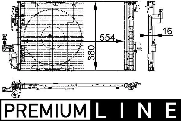 AC337000P Mahle Original Конденсатор