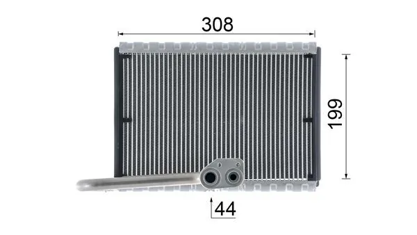 Випаровувач кондиціонера AE169000P Mahle Original