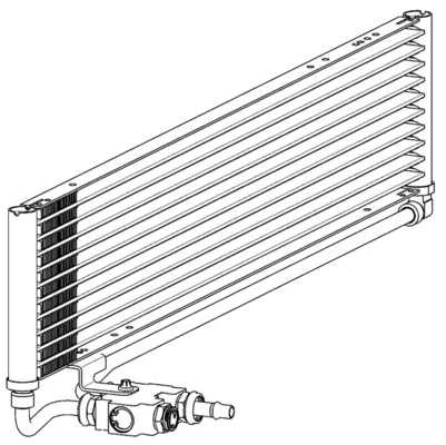 CLC232000P Mahle Original Радіатор охолодження, АКПП