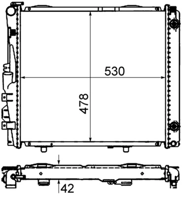 Радіатор CR290000S Mahle Original