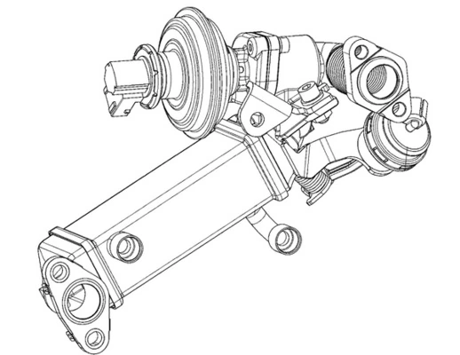 Радіатор системи EGR рециркуляції вихлопних газів Mahle Original CE7000P ціна, від 583.25 USD