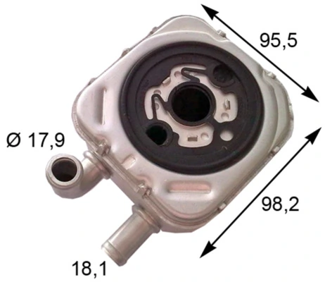 CLC165000S Mahle Original Радіатор масляний (холодильник), під фільтром