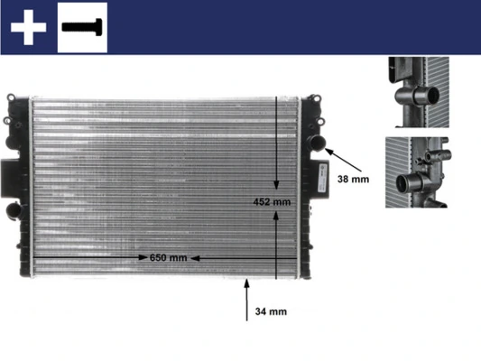 Радіатор CR1551000S Mahle Original