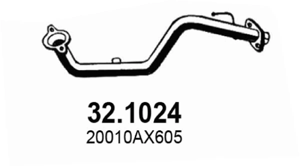Купити ED15464 Edex Глушник, передня частина
