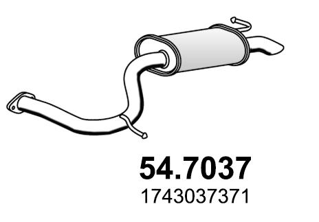 Вихлопна труба Asmet 20056 ціна, від 47.92 USD