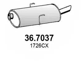 Вихлопна труба Peugeot 406 купе (8C) (1997 - 2004) ціна, від 67.24 USD