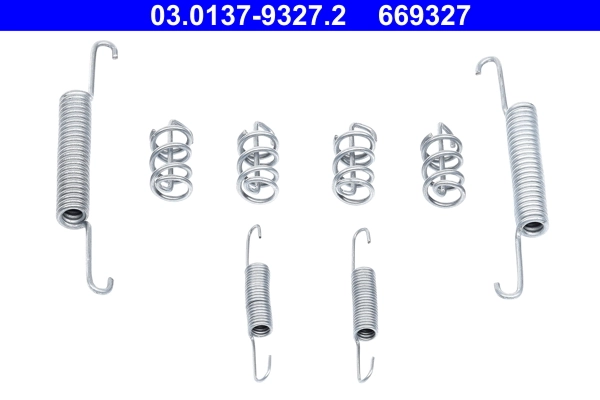 51993216 Pro-parts Монтажний комплект задніх барабанних колодок