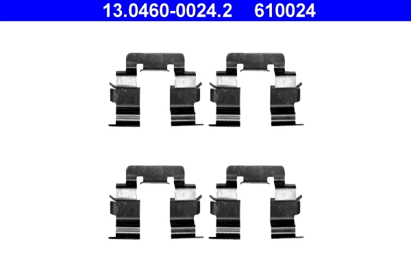 A0041216000 Mercedes Комплект пружинок кріплення дискових колодок, передніх