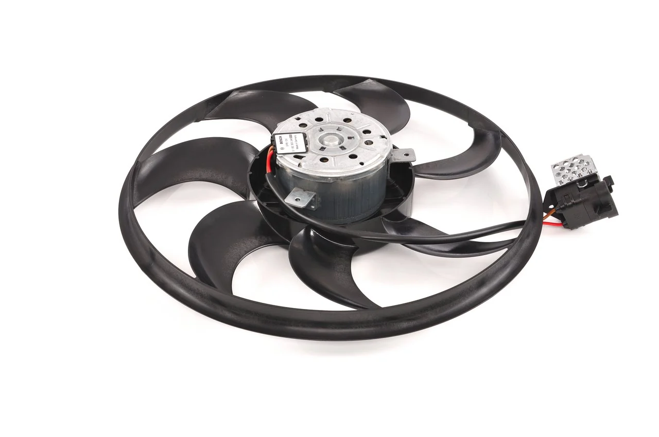 0130303246 Bosch Дифузор радіатора охолодження, в зборі з мотором і крильчаткою