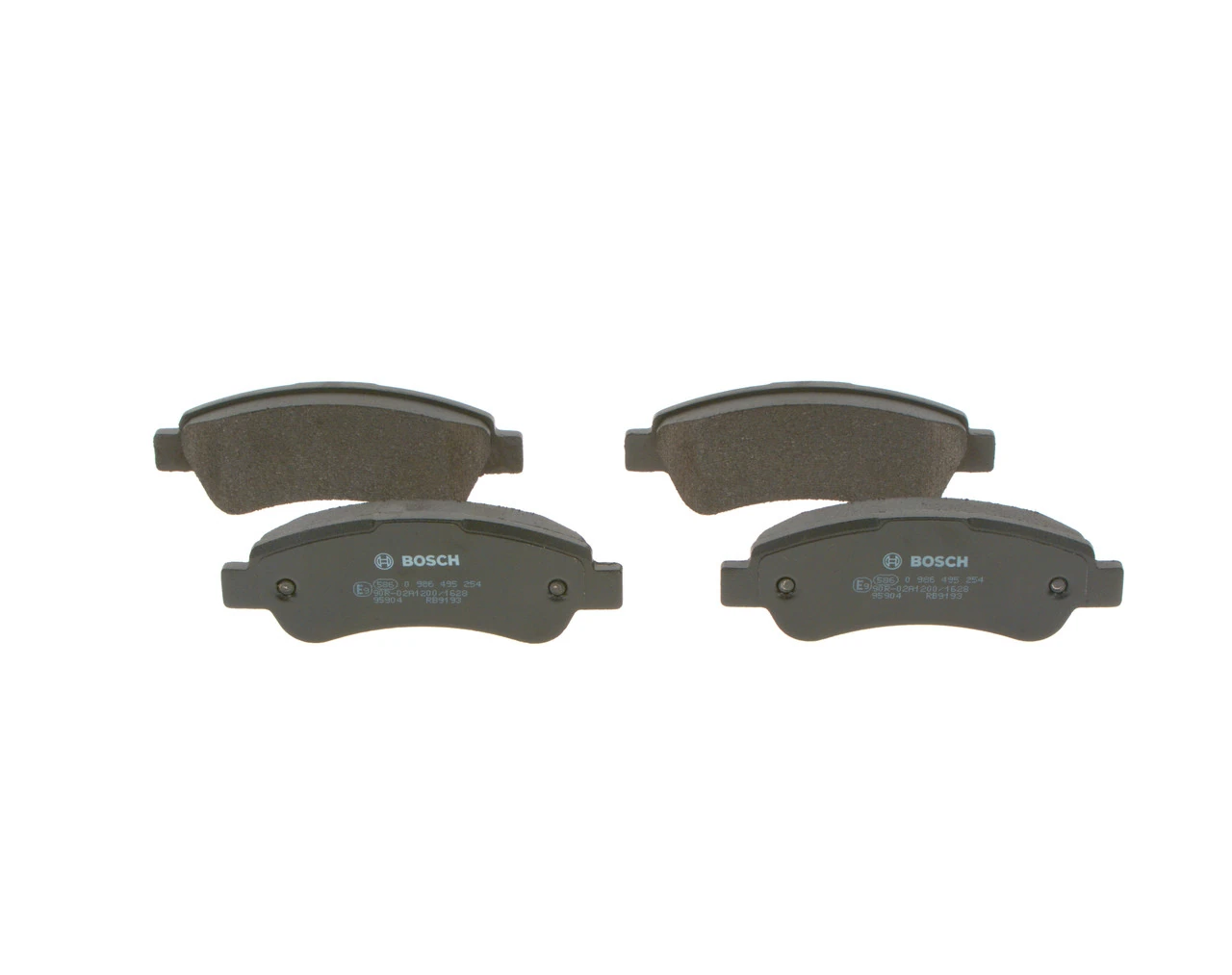 Задні гальмівні колодки Bosch 0986495254 ціна, від 23.28 USD