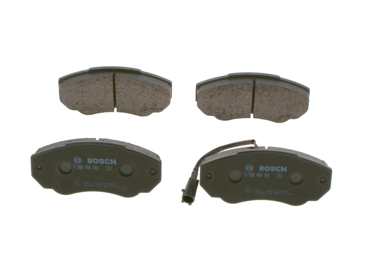 Купити 0986494048 Bosch Колодки гальмівні передні, дискові