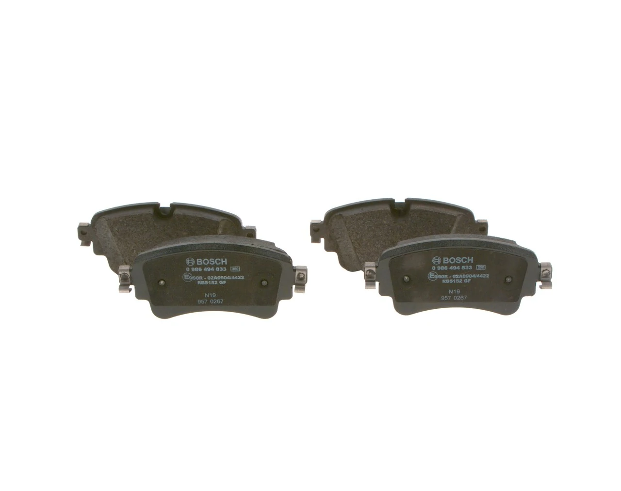 Задні дискові колодки Bosch 0986494833