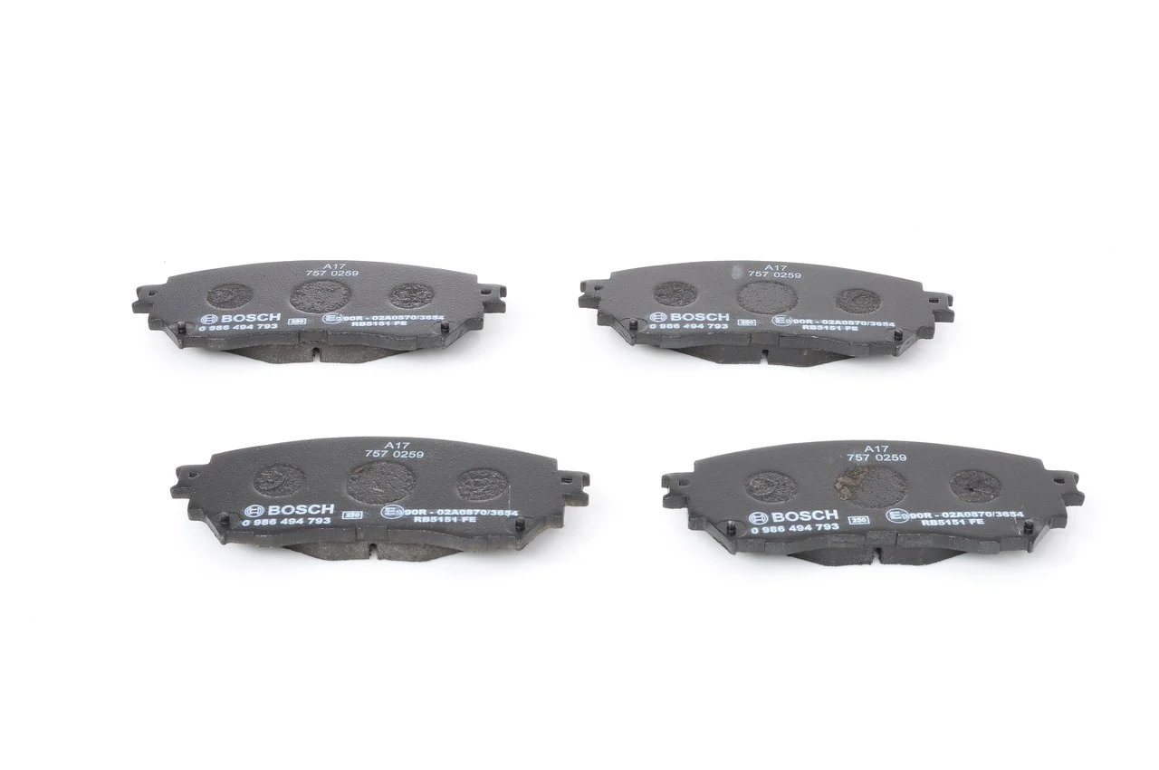 Купити 0986494793 Bosch Колодки гальмівні передні, дискові