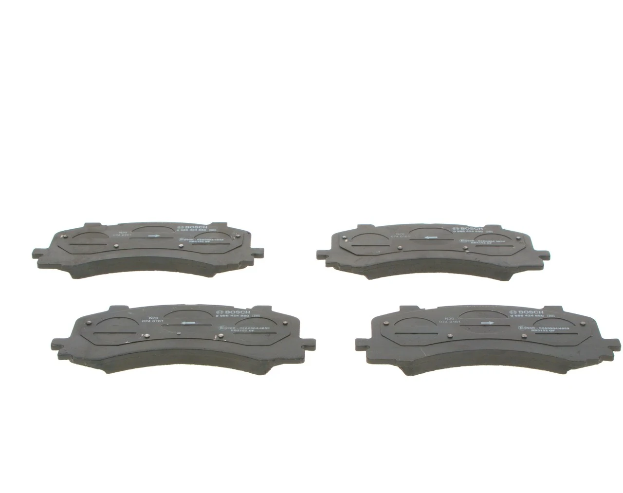 Гальмівні колодки Bosch 0986424850 ціна, від 160.82 USD