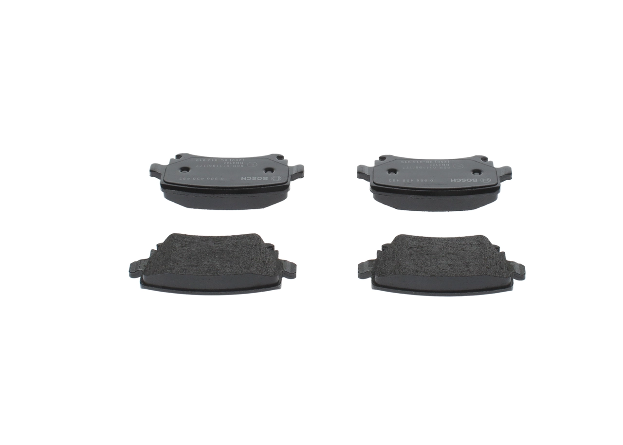 Задні гальмівні колодки Bosch 0986495453 ціна, від 15.46 USD