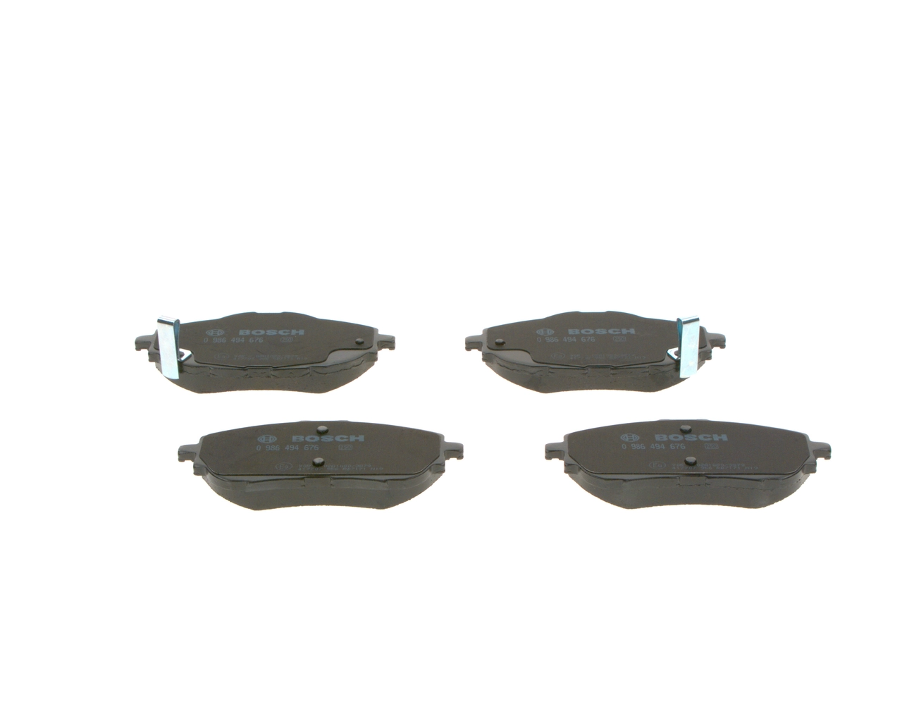 Купити 0986494676 Bosch Колодки гальмівні передні, дискові