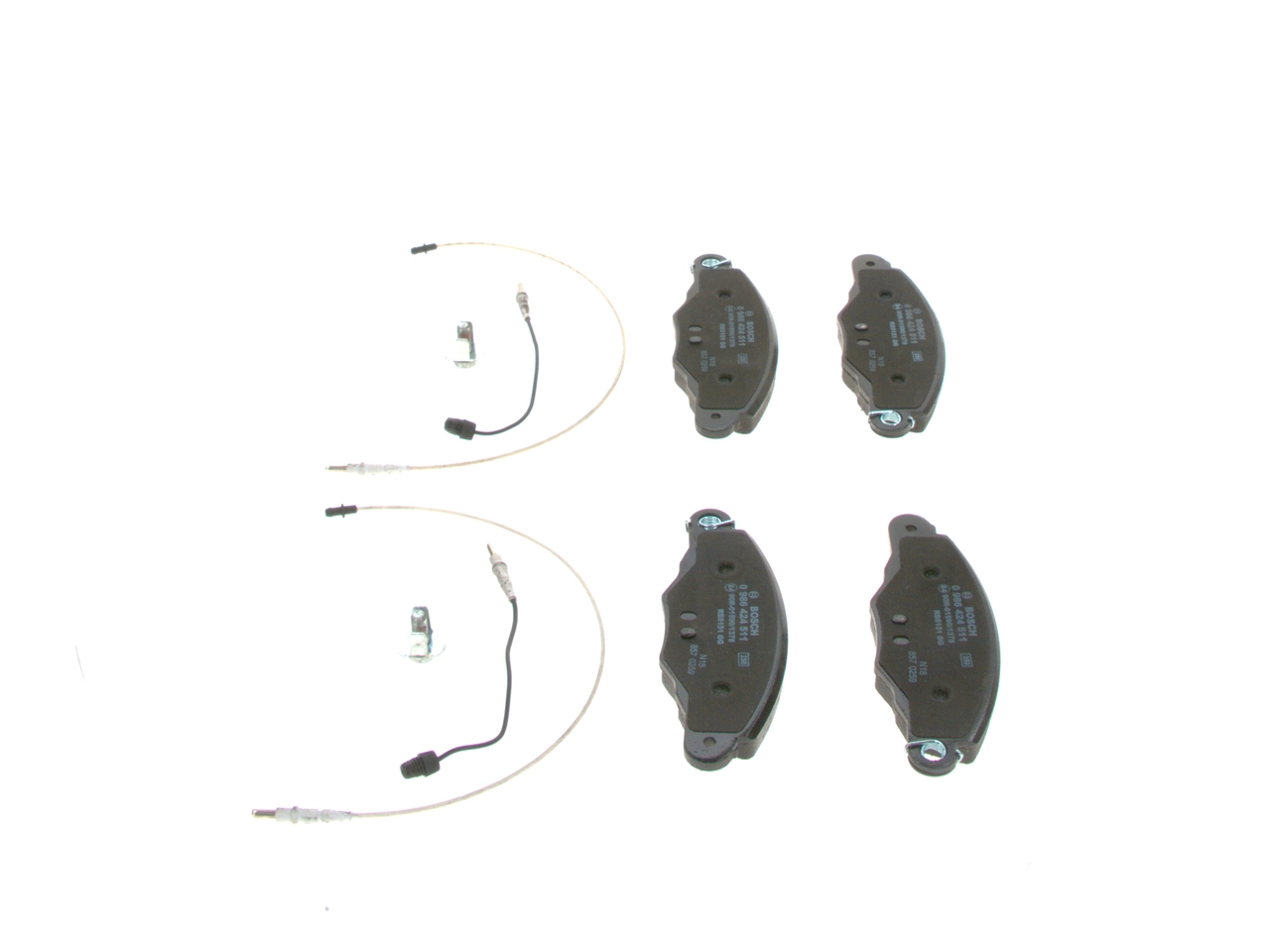 0986424511 Bosch Передні гальмівні колодки