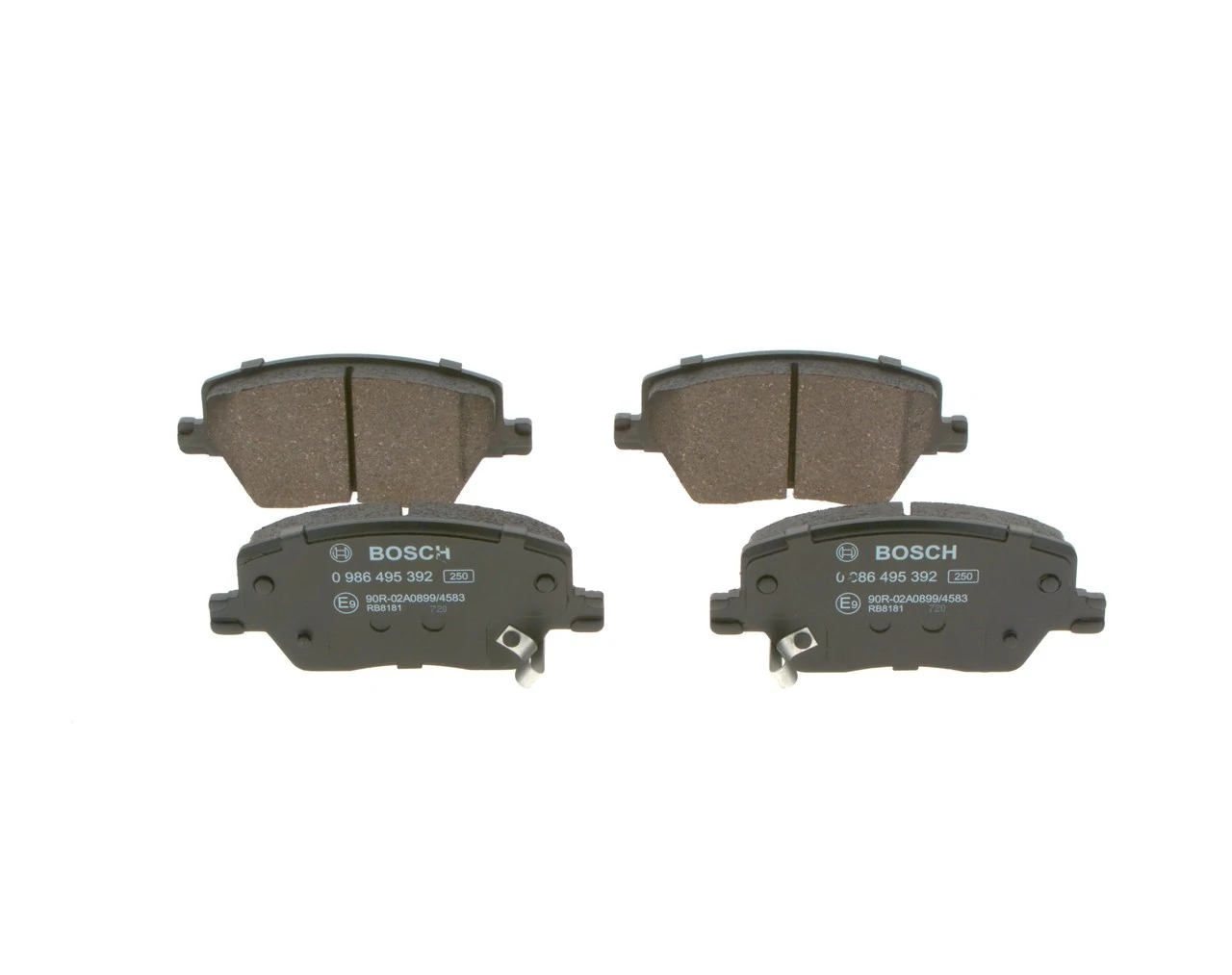 Купити 0986495392 Bosch Колодки гальмівні передні, дискові