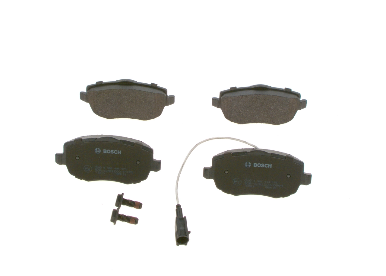 0986494075 Bosch Передні гальмівні колодки