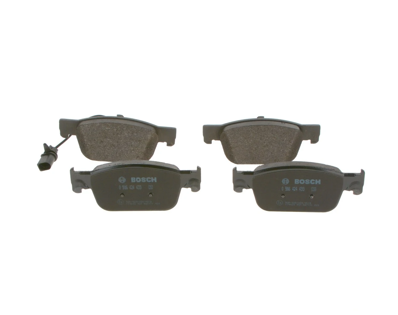 Купити 0986424433 Bosch Колодки гальмівні передні, дискові