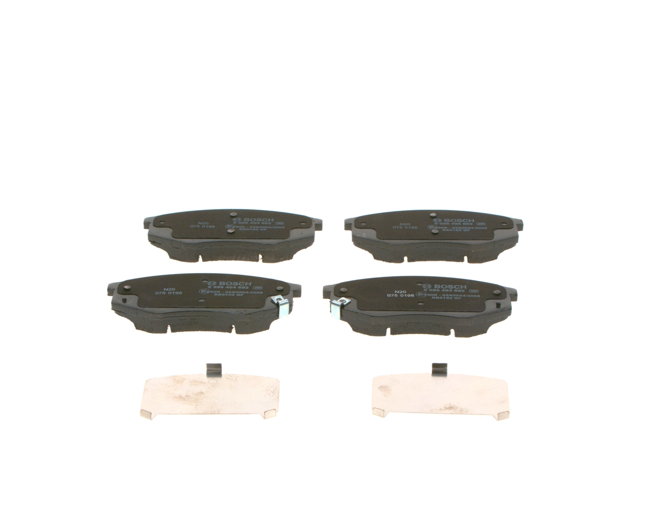 0986494692 Bosch Передні гальмівні колодки