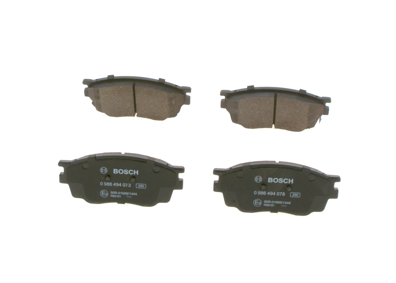 0986494078 Bosch Передні гальмівні колодки