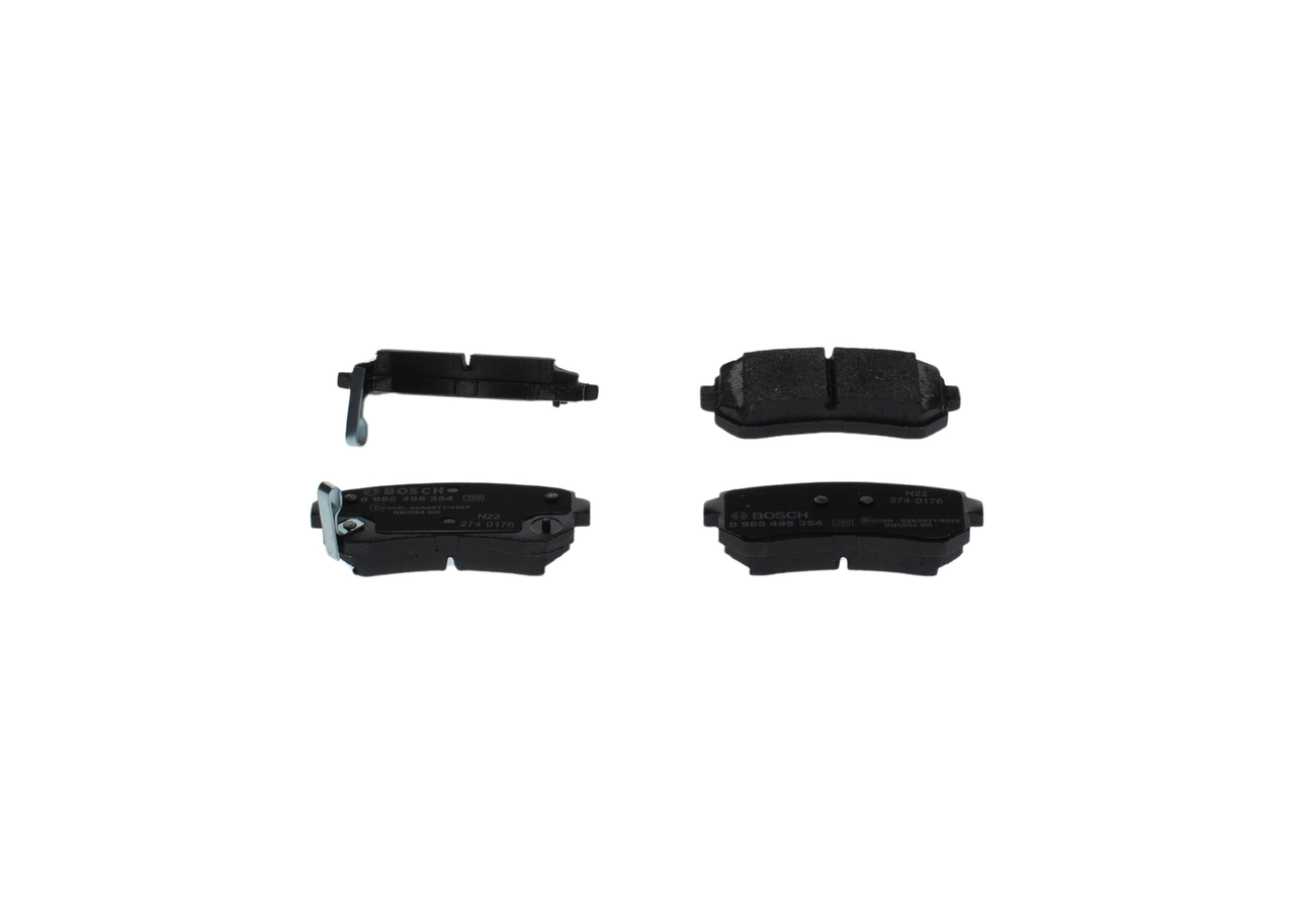 Задні гальмівні колодки Bosch 0986495354 ціна, від 22.30 USD