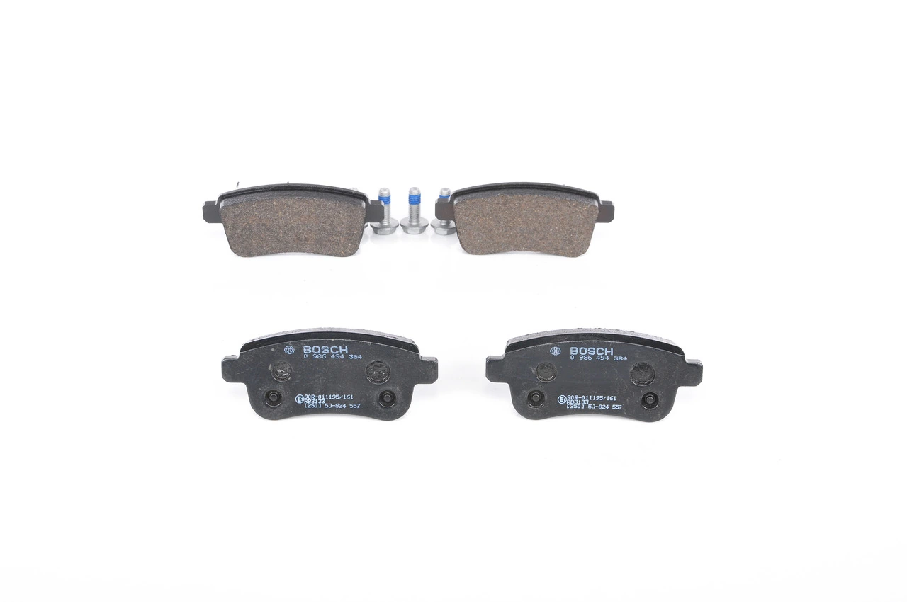 0986494384 Bosch Колодки гальмівні задні, дискові