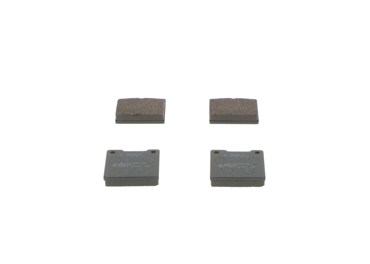 0986460881 Bosch Колодки гальмівні задні, дискові