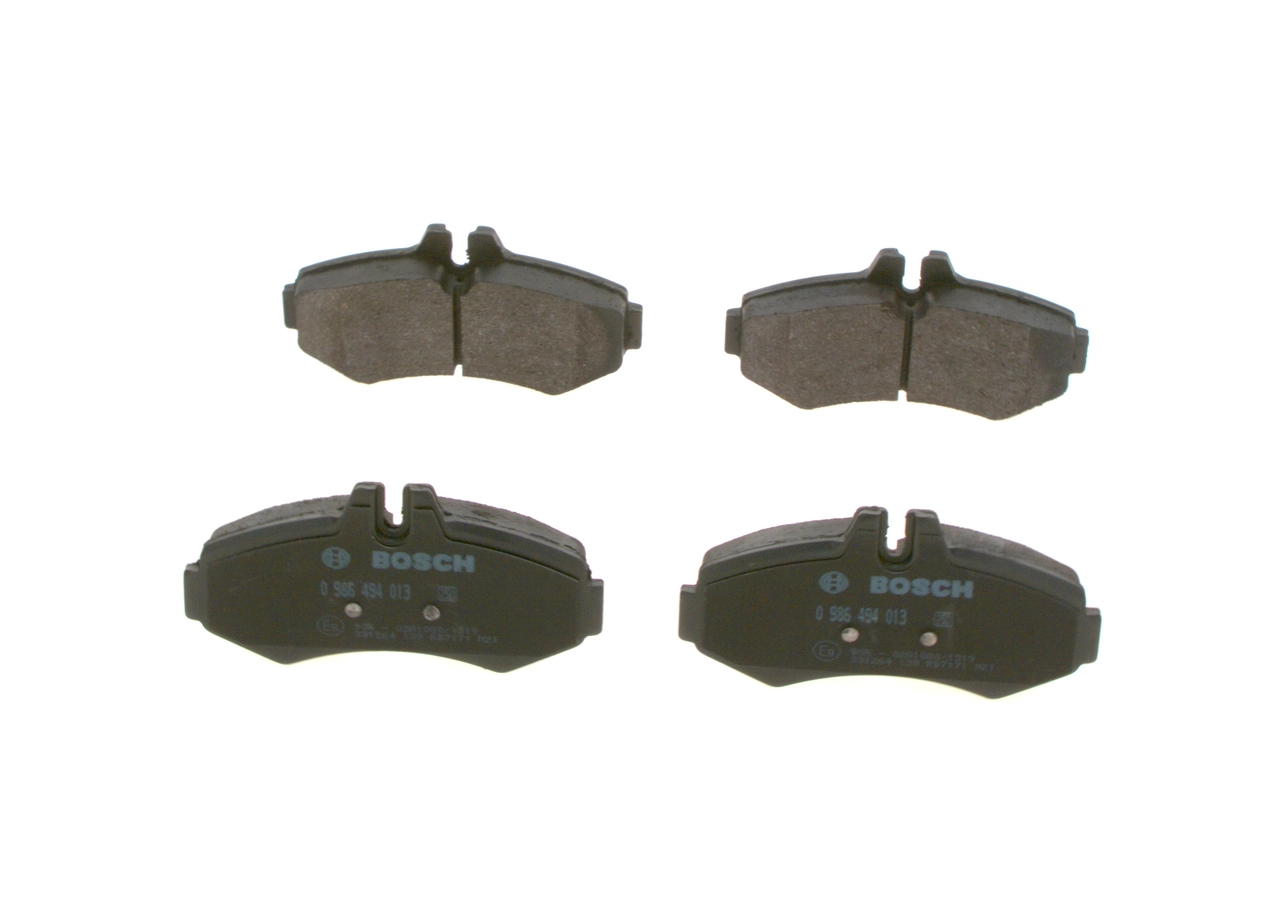 Купити 0986494013 Bosch Колодки гальмівні передні, дискові