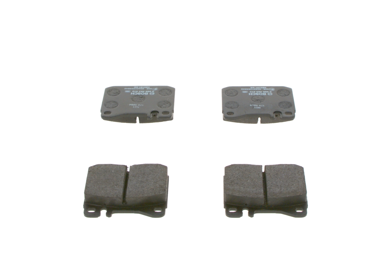 Купити 0986463412 Bosch Колодки гальмівні передні, дискові