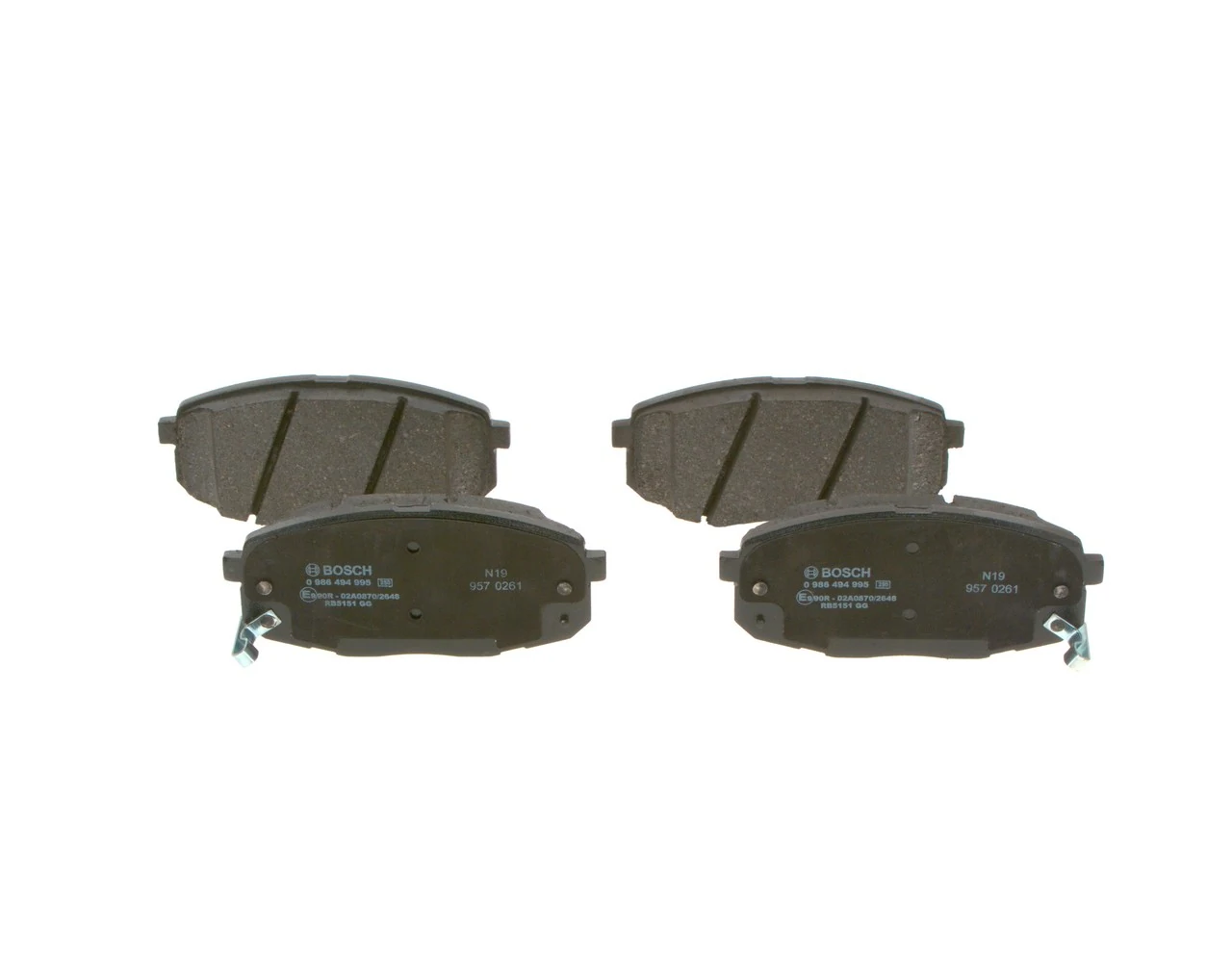 0986494995 Bosch Передні гальмівні колодки