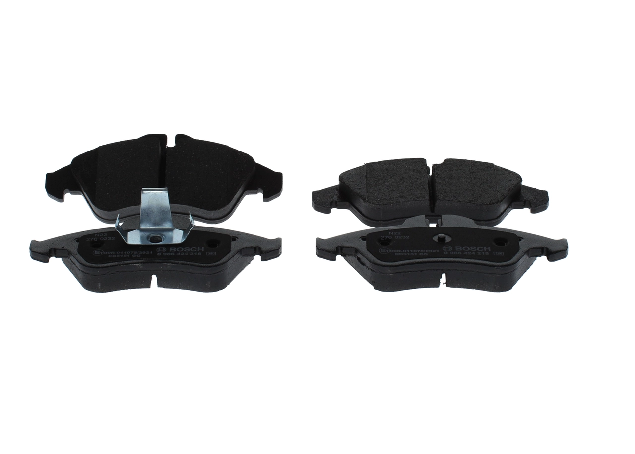 0986424218 Bosch Передні гальмівні колодки