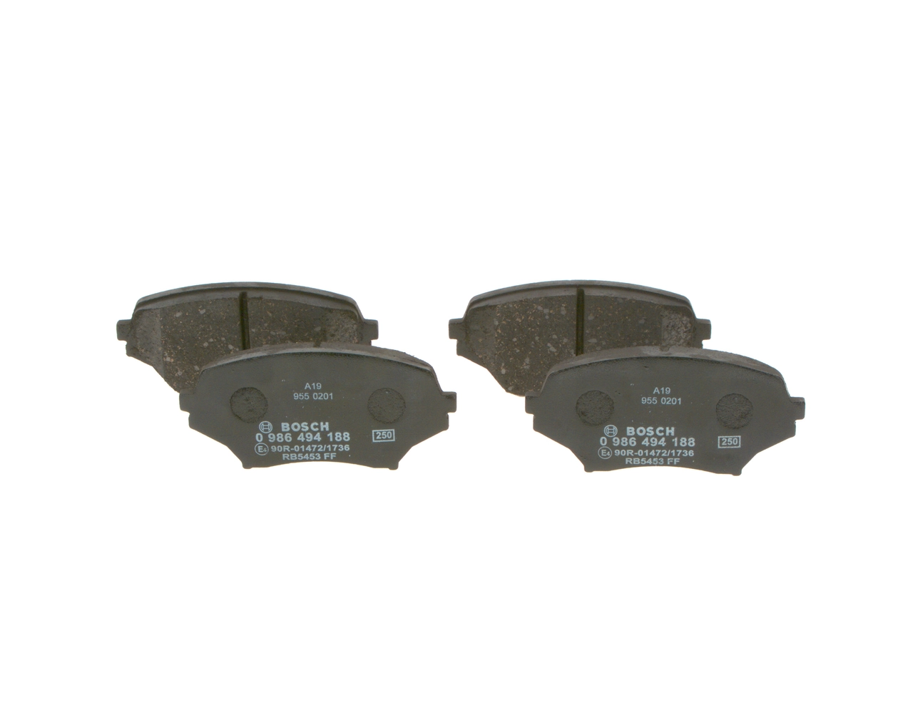 Тормозні колодки Bosch 0986494188