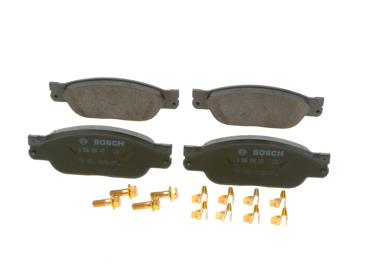 Купити 0986494141 Bosch Колодки гальмівні передні, дискові