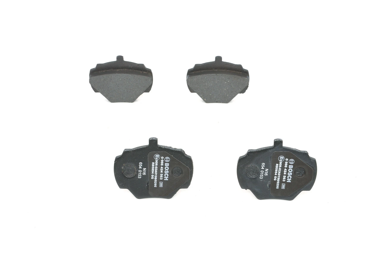 0986424563 Bosch Колодки гальмівні задні, дискові