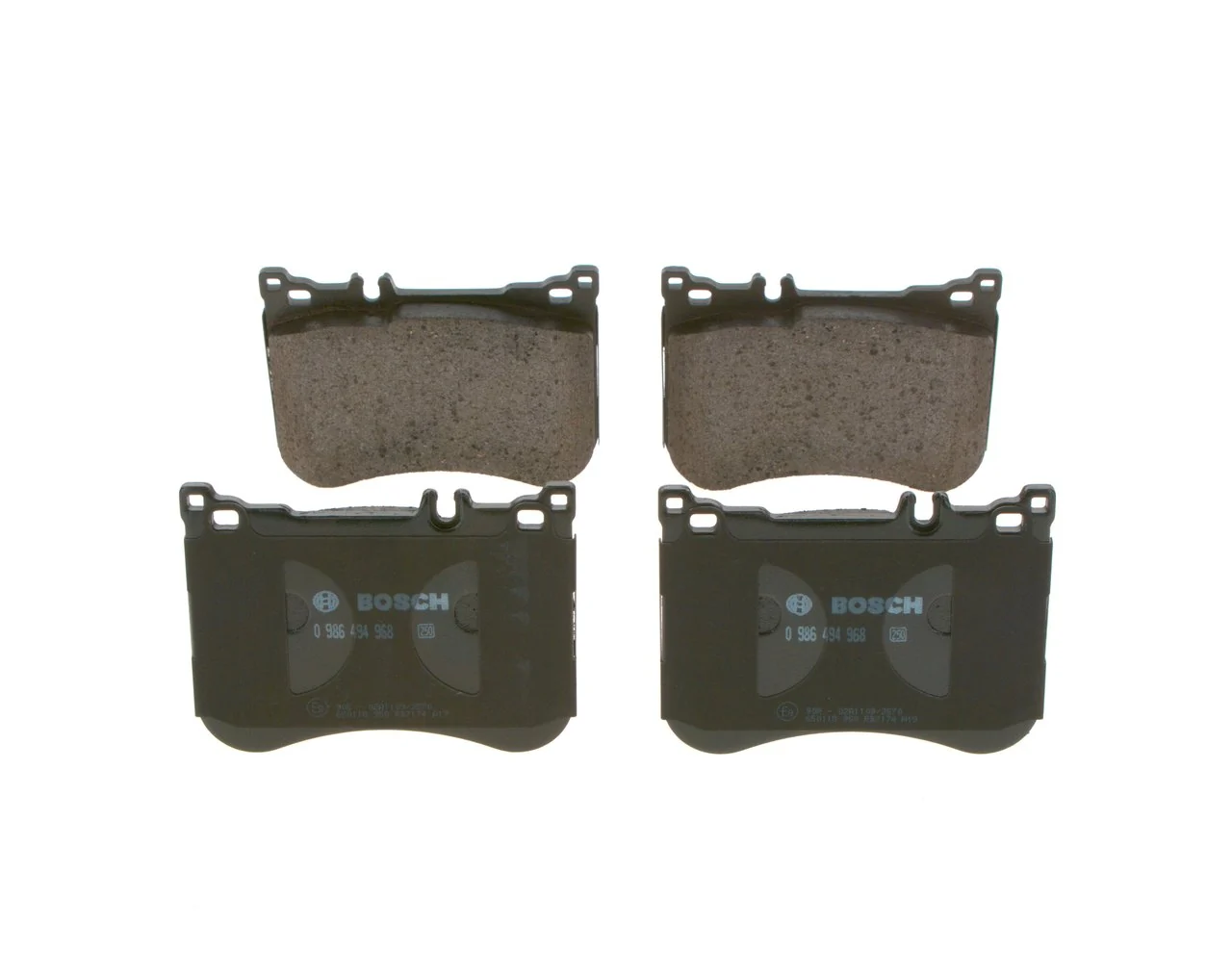 0986494968 Bosch Передні гальмівні колодки