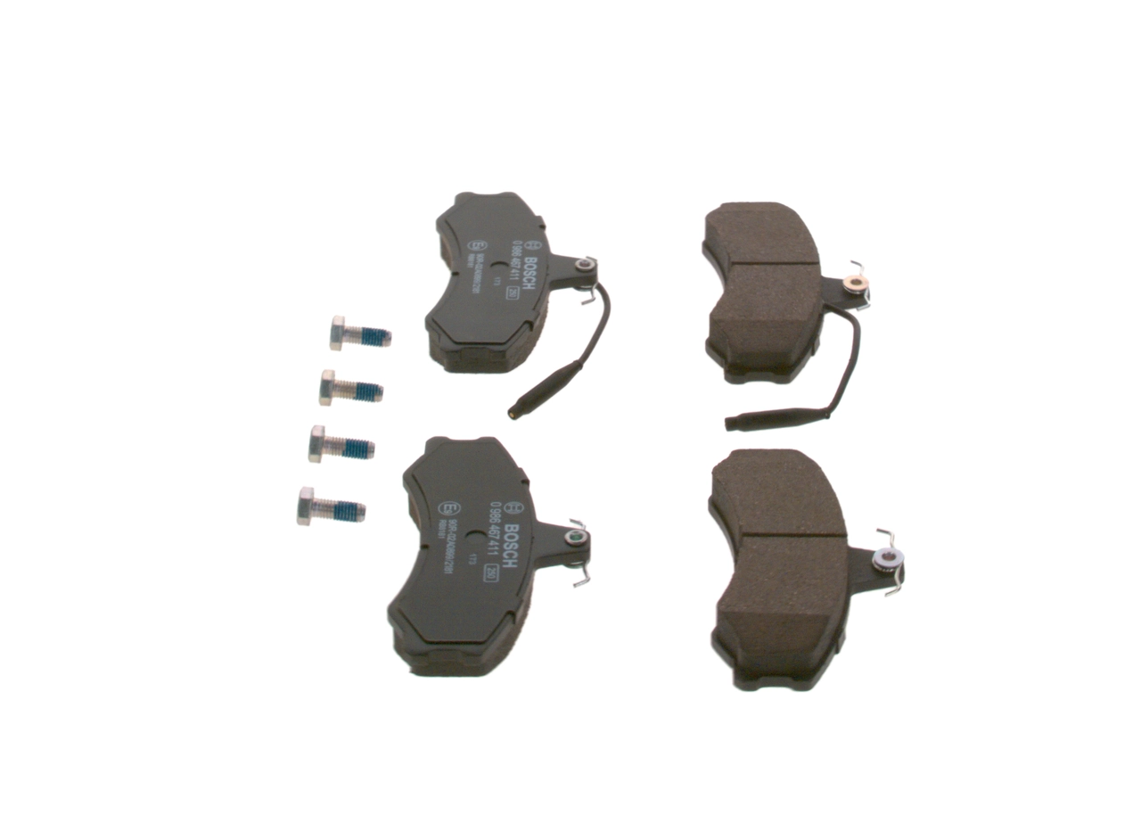 0986467411 Bosch Передні гальмівні колодки