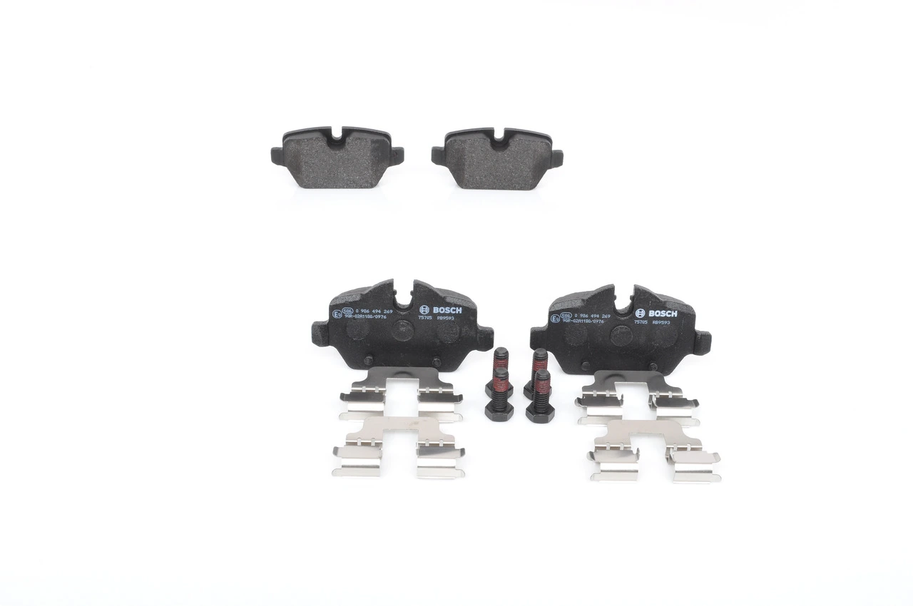 Задні гальмівні колодки 0986494269 Bosch