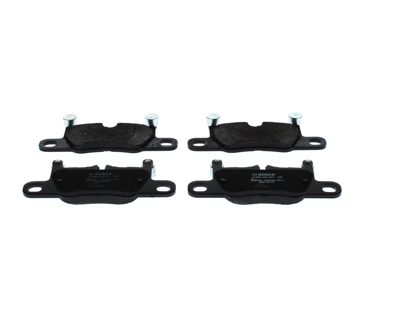 0986424971 Bosch Колодки гальмівні задні, дискові