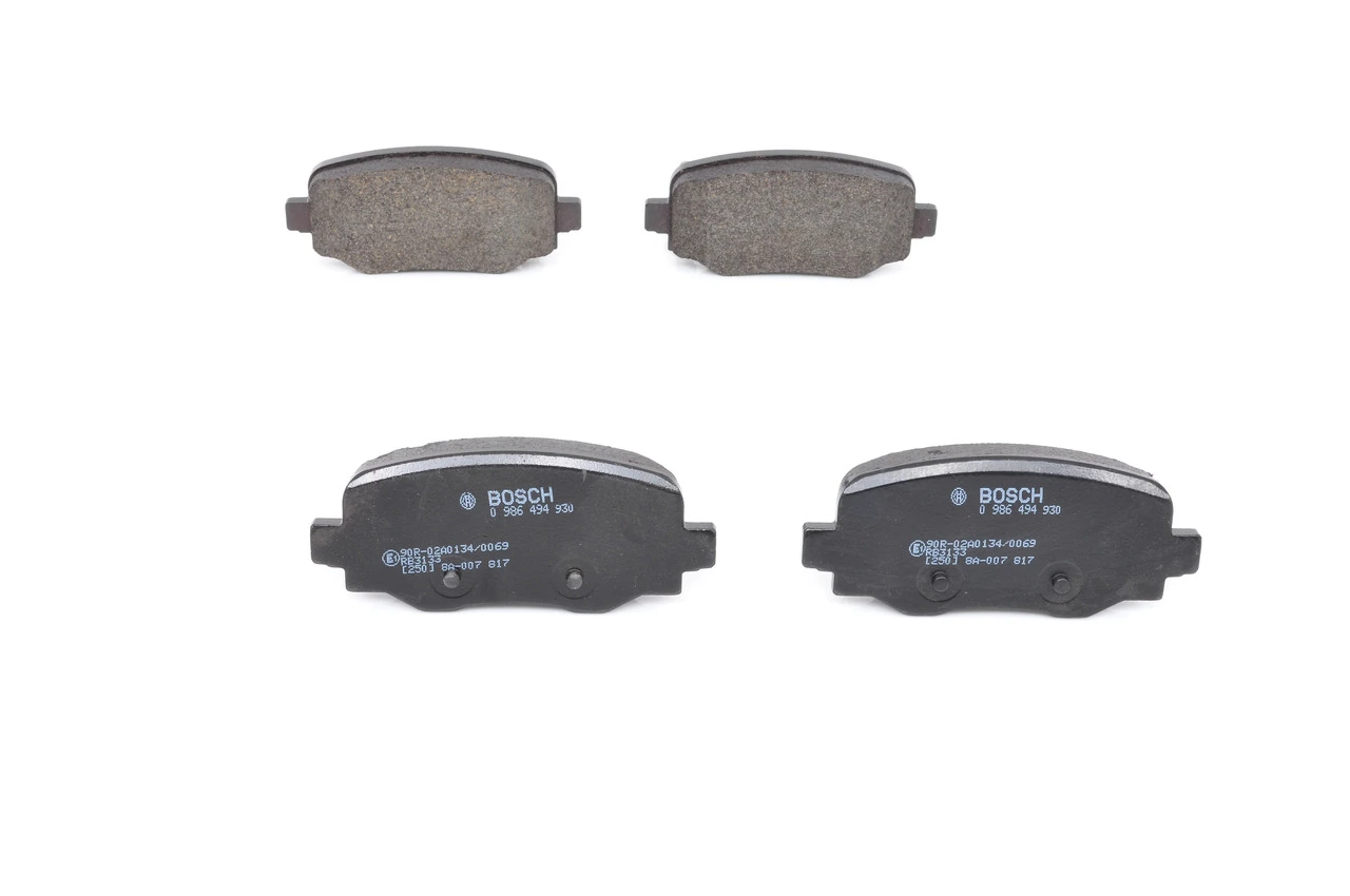 0986494930 Bosch Колодки гальмівні задні, дискові