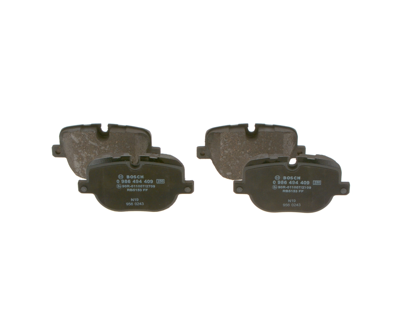 Купити 0986494409 Bosch Задні колодки
