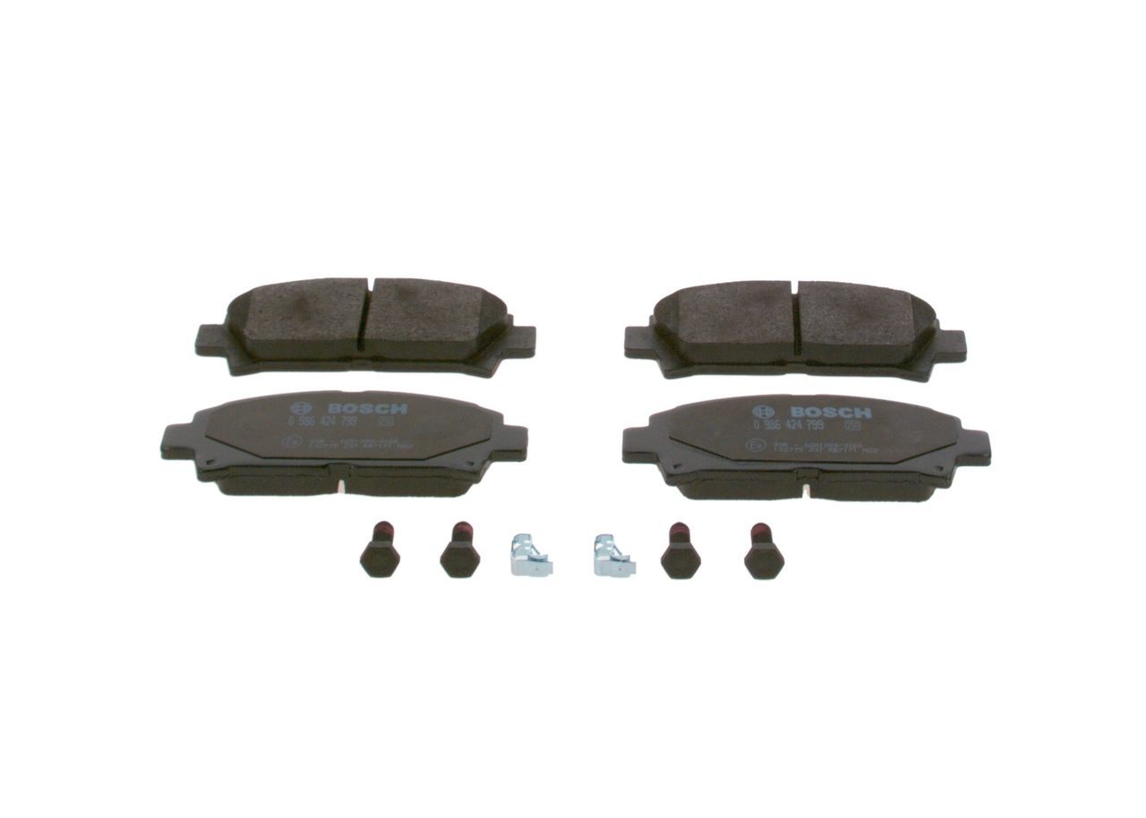 Купити 0986424799 Bosch Колодки гальмівні передні, дискові