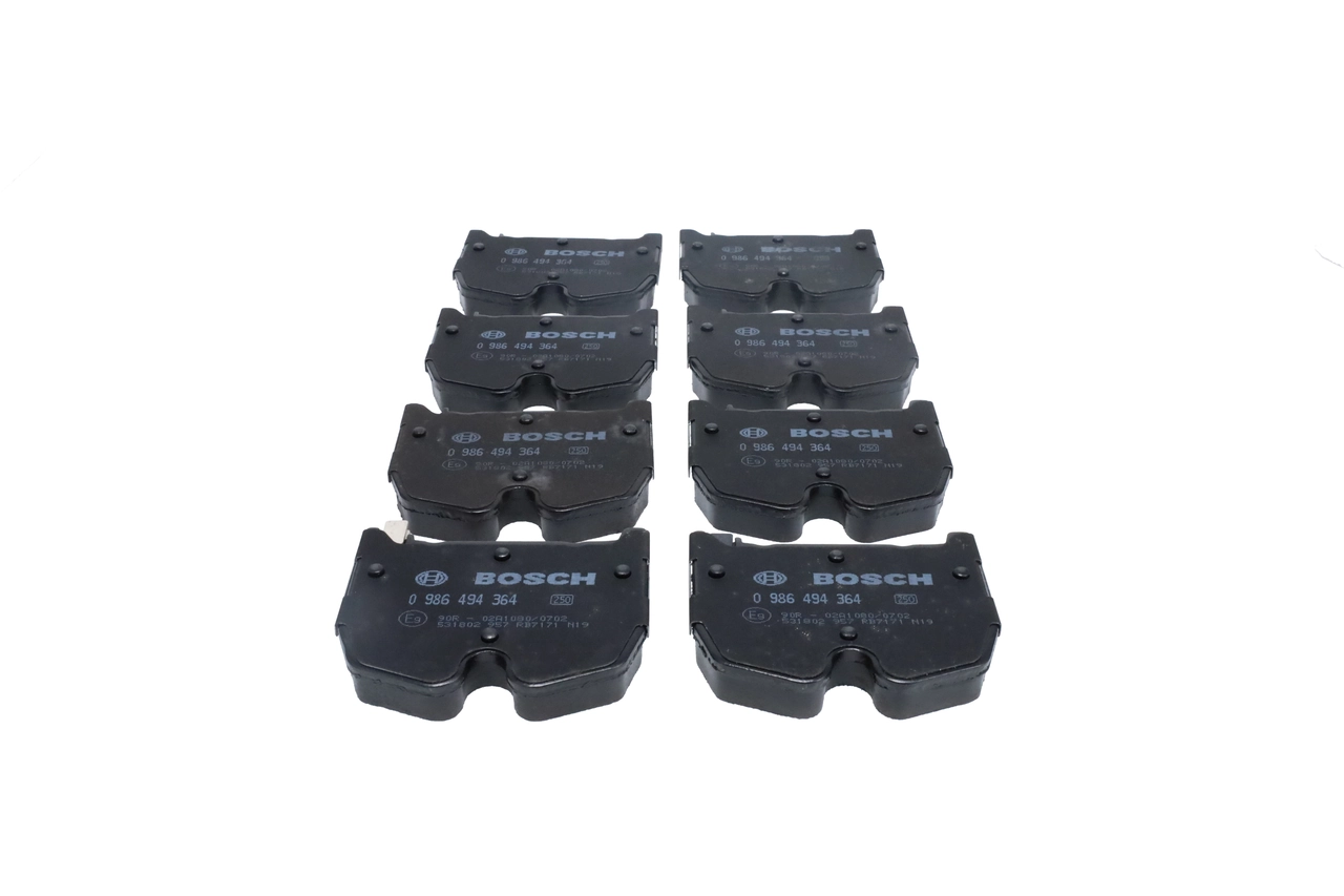 Гальмівні колодки Bosch 0986494364 ціна, від 52.74 USD