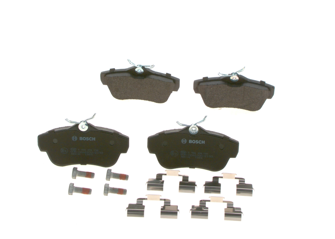 Купити 0986494192 Bosch Задні колодки